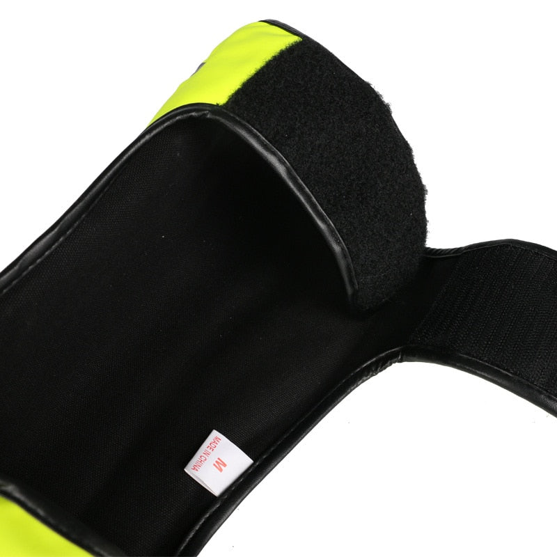 Sport Leather Shin Guards, W/Ankle Protectors