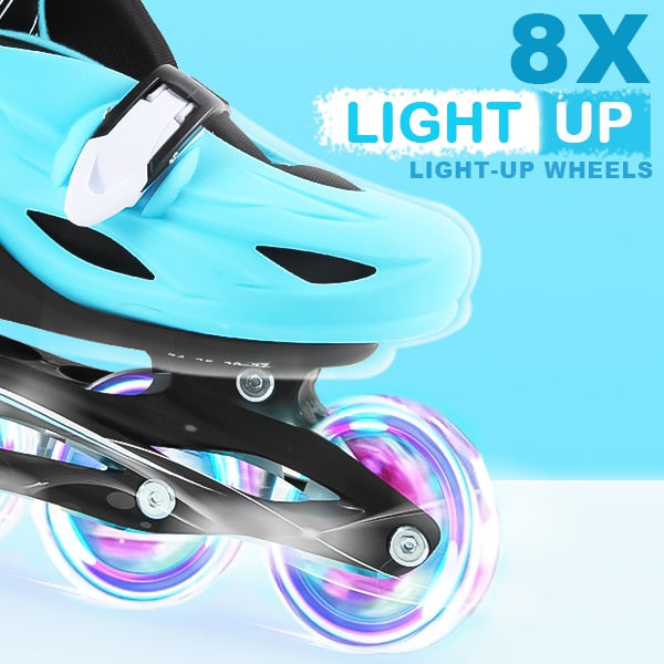 Kids Roller Skates 4 in 1 Adjustable Roller Skates