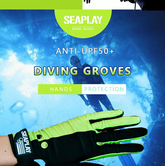 Scuba/Snorkel Long Finger Diving Gloves Scuba